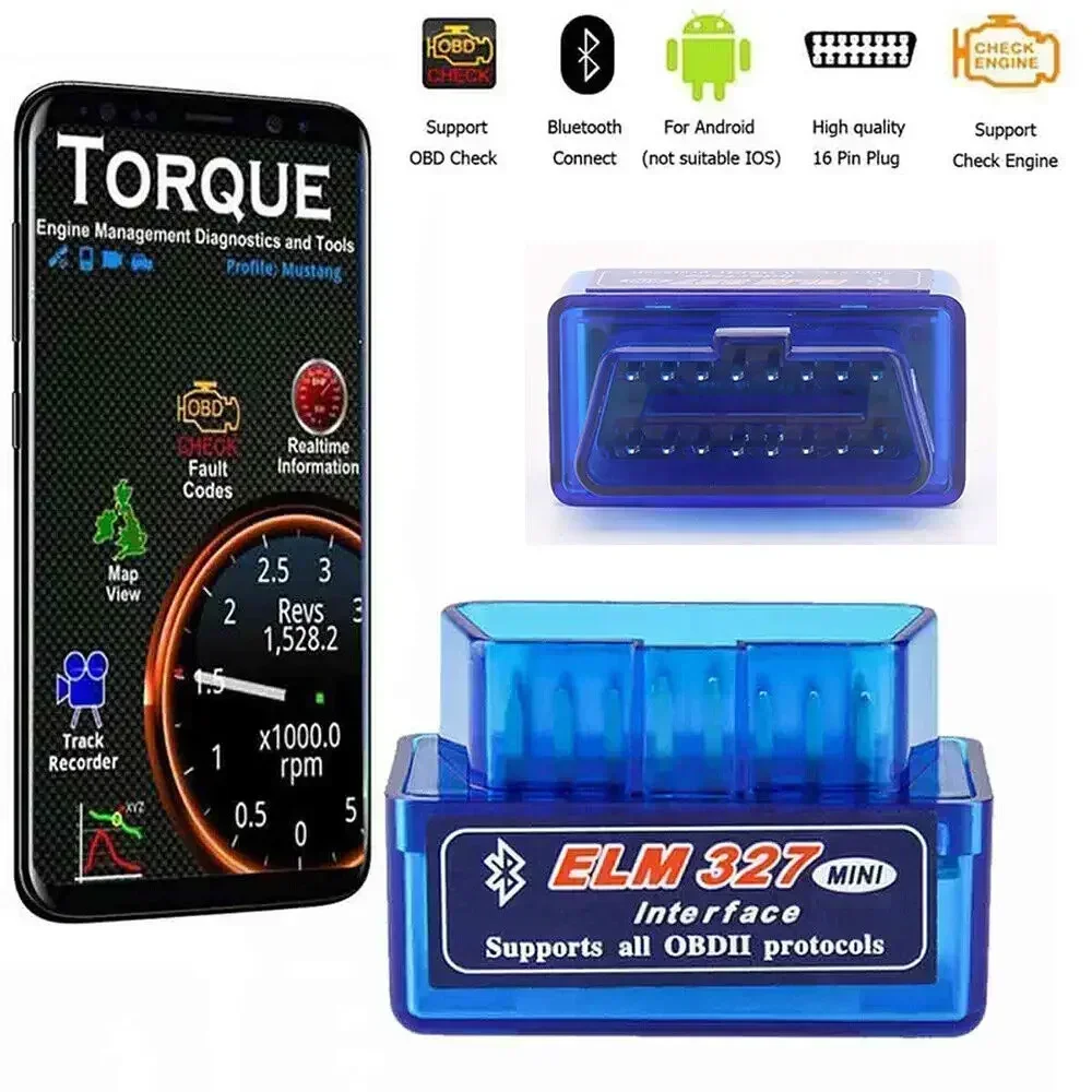 Embroidery I2 - Obd 2 elm327 자동차 감지기 블루투스