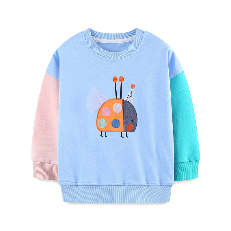 Embroidery Lady Bug - 점프 미터 2-7T 무당 벌레 자수
