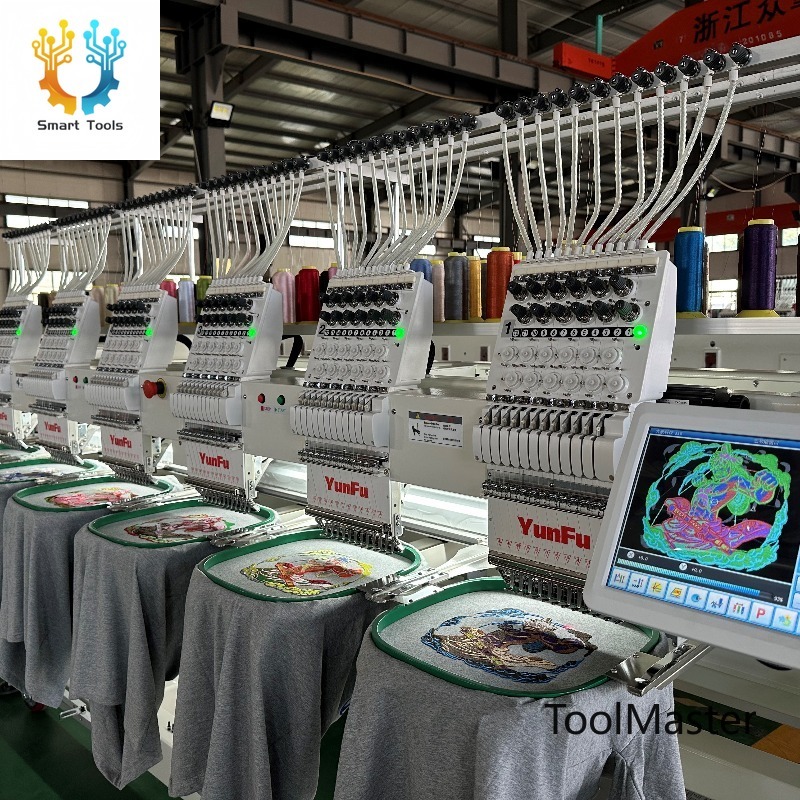 Embroidery Machines - [2026] 윤푸 고속 6헤드 캡 자수기