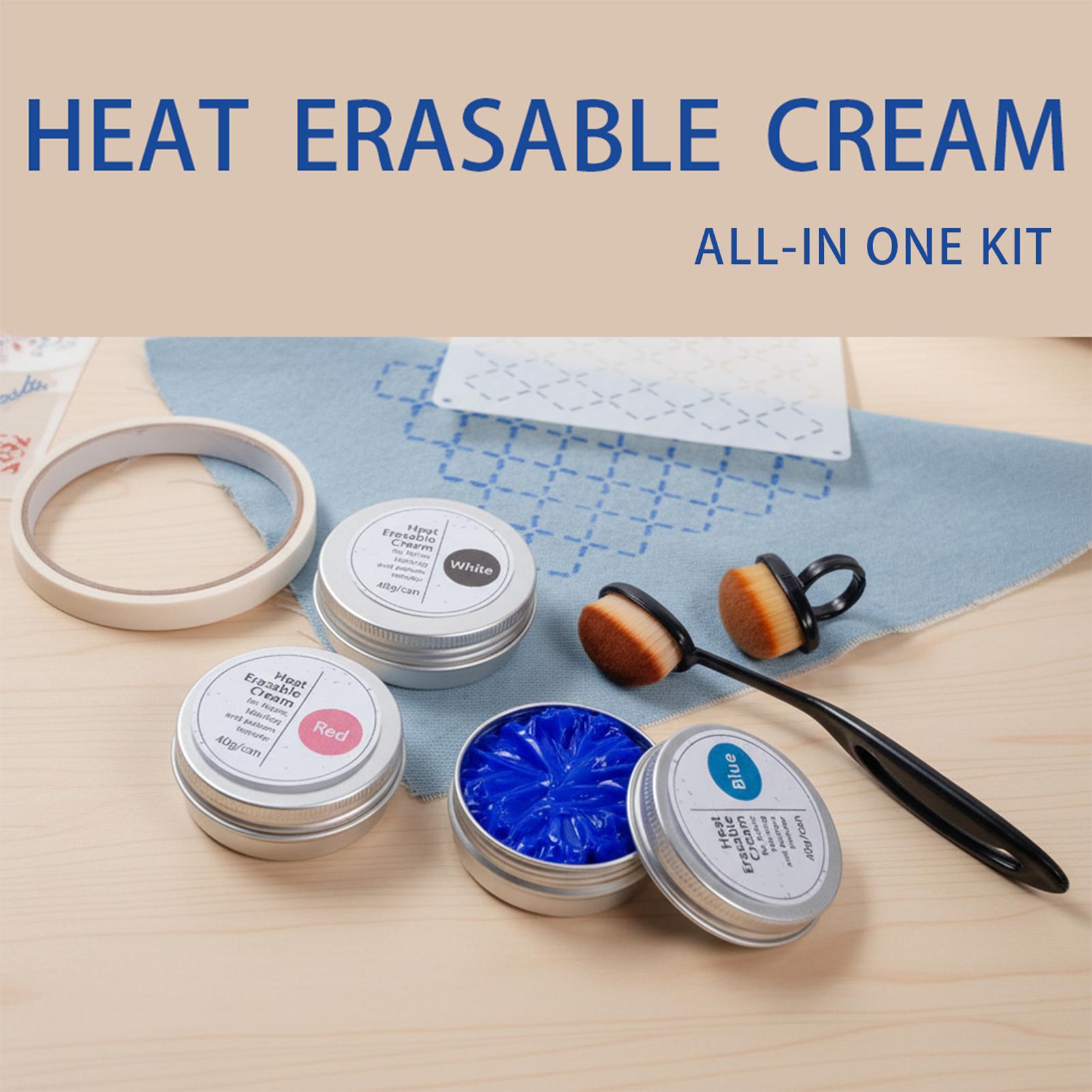 Embroidery Cream - 40g/캔 열 지워지는 패브릭 크림 다리미로