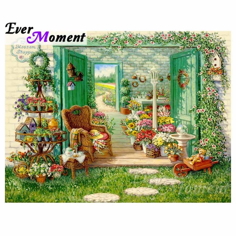 Embroidery Garden - 에버 모멘트 DIY 다이아몬드 자수 꽃과