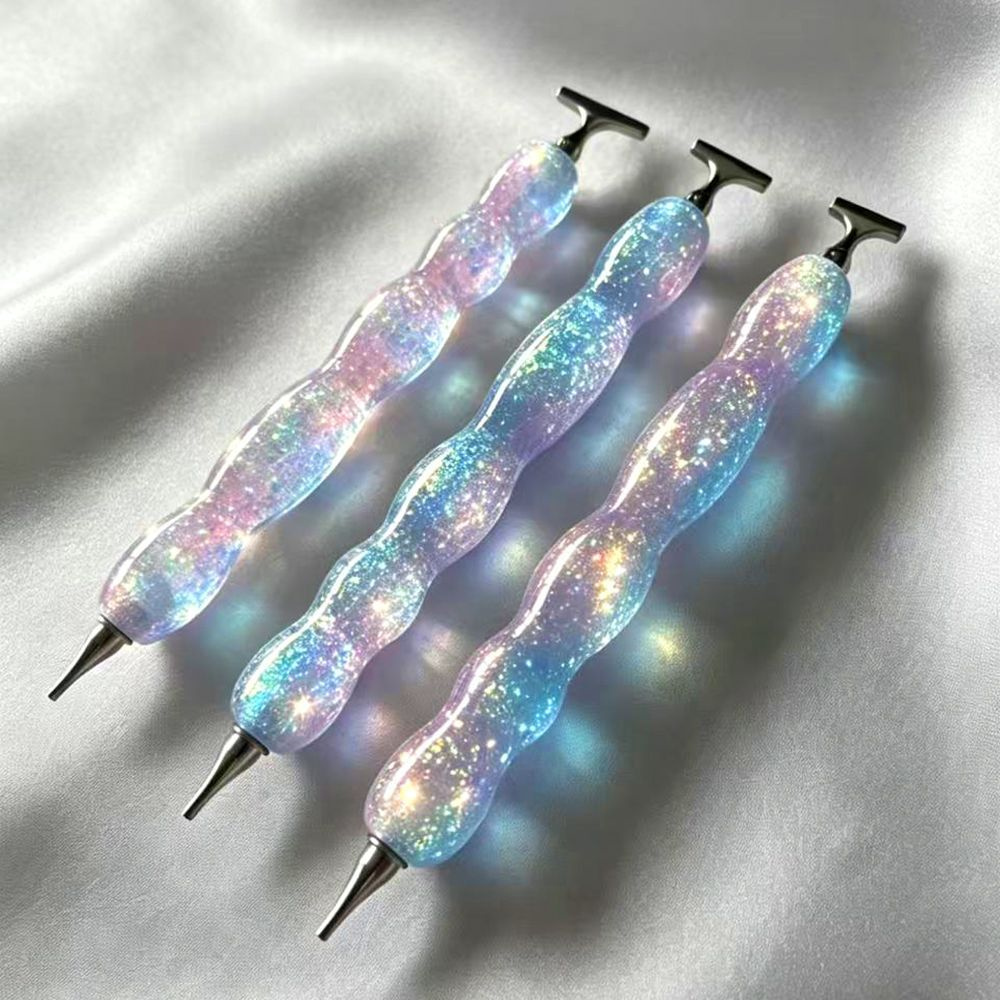 새로운 핑크 블루 샤이니 다이아몬드 페인팅 펜, 나사형 - Embroidery Painting 리뷰 및 가격