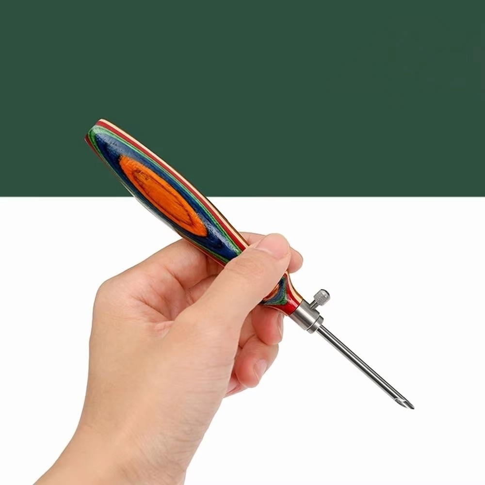 2.5mm/3.5mm/5mm 펀치 니들 세트 나무 손잡 - Punch Needle Handle 리뷰 및 가격