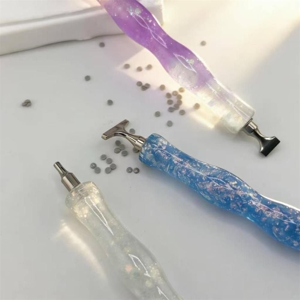 새로운 웨이브 레진 다이아몬드 페인팅 펜, 나사형 광택 - Embroidery Painting 리뷰 및 가격