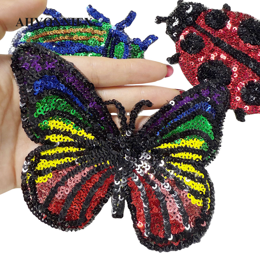 원피스 무당벌레 나비 스팽글 자수 패치, 옷, 가방,  - Embroidery Lady Bug 리뷰 및 가격