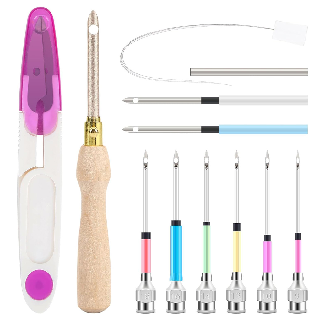 조정 가능한 펀치 바늘 자수 키트, 나무 손잡이 자수  - Punch Needle Handle 리뷰 및 가격