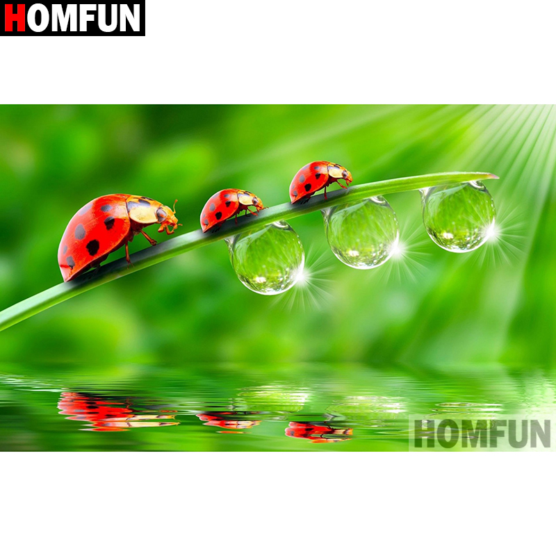 HOMFUN 아트 5D Diy 다이아몬드 페인팅 