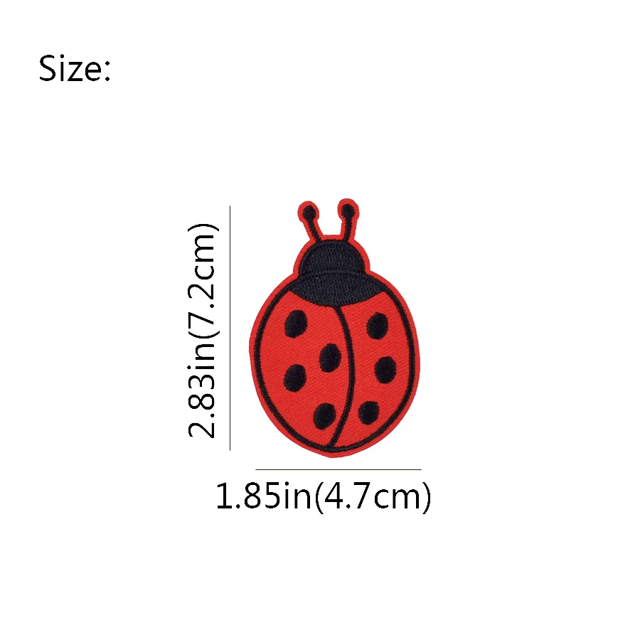 의류 패치 아플리케 곤충 줄무늬 바느질 자수 패치, 귀 - Embroidery Lady Bug 리뷰 및 가격
