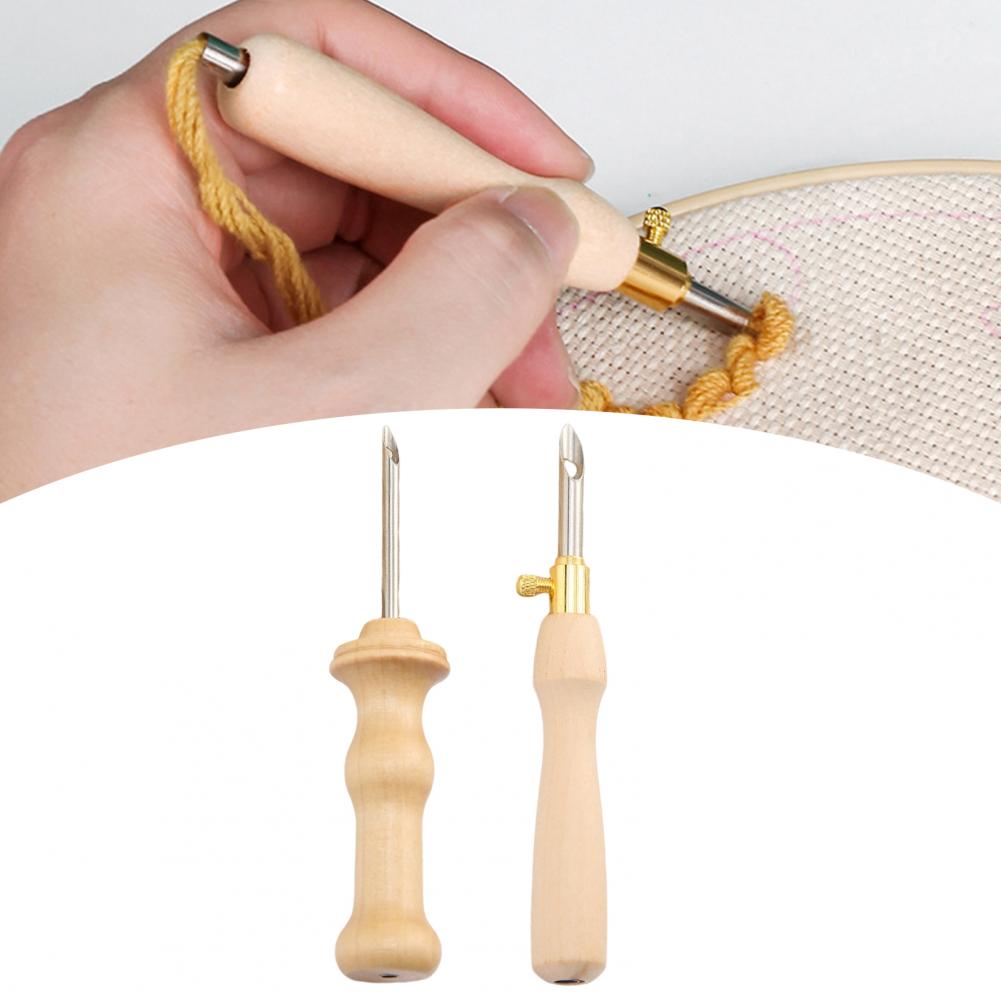 자수 바늘 나무 손잡이 뜨개질 바늘 자수 펀치 바늘 펜 - Punch Needle Handle 리뷰 및 가격