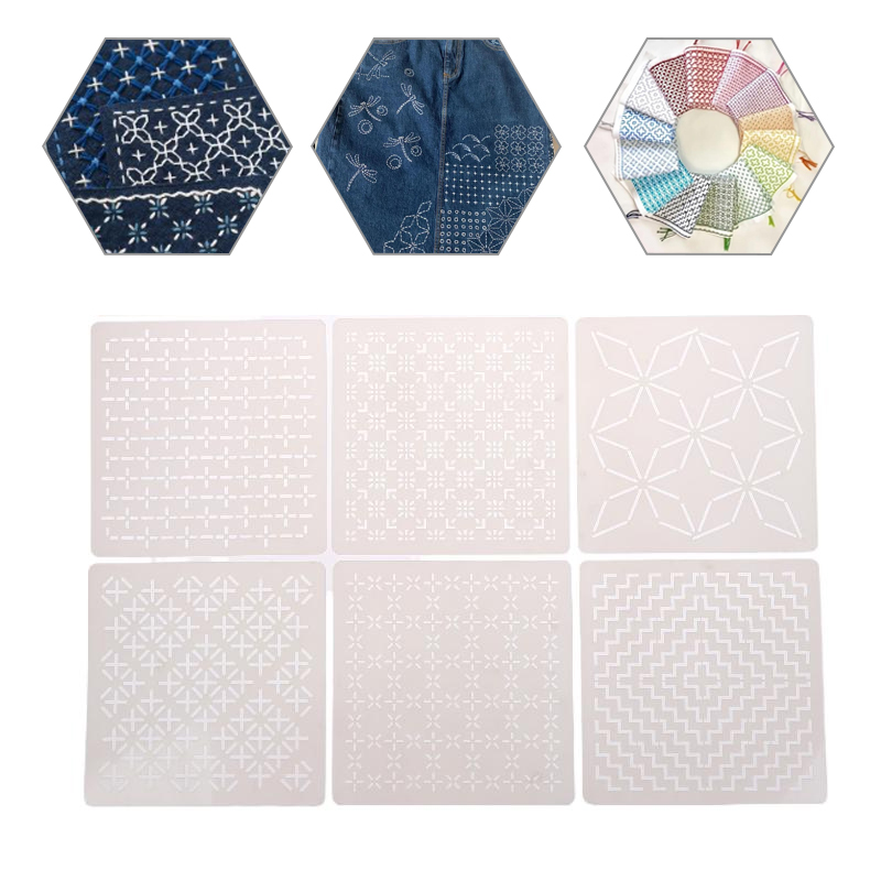 9pcs/32pcs 사시코 자수 템플릿 재사용 가능한  - Embroidery Quilting 리뷰 및 가격