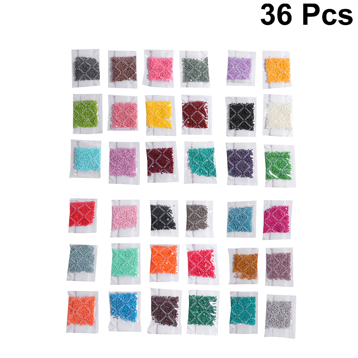 36개 라운드 다이아몬드 세트 레진 라인스톤 DIY 자 - Embroidery Painting 리뷰 및 가격
