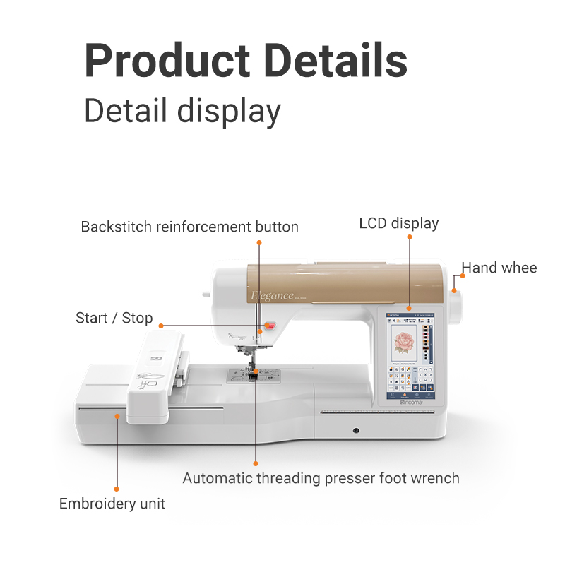 간편한 사용법의 리코마 RSE5000 가정용 컴퓨터 자 - Embroidery Machines 리뷰 및 가격